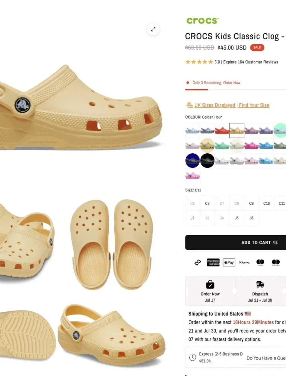CROCS off pivoting again